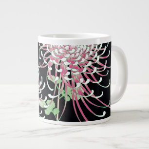 Beautiful Chrysanthemum Fine Japanese Floral Large Coffee Mug