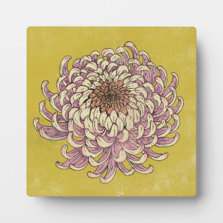Beautiful Chrysanthemum Plaque