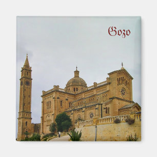 Beautiful church in Gozo island, Malta Magnet