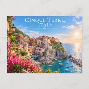 Beautiful Cinque Terre Postcard