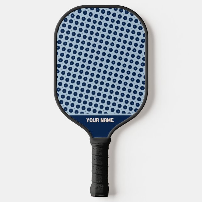 Beautiful Circle Workout Blue  Pickleball Paddle (Back)