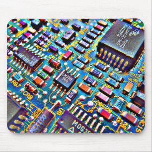 Beautiful Circuitry Mouse Mat