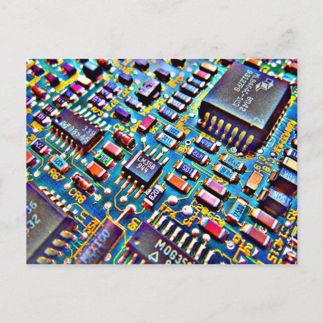 Beautiful Circuitry Postcard (Front)