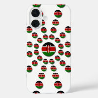 Beautiful Circular Kenyan Flag: A Radial Design