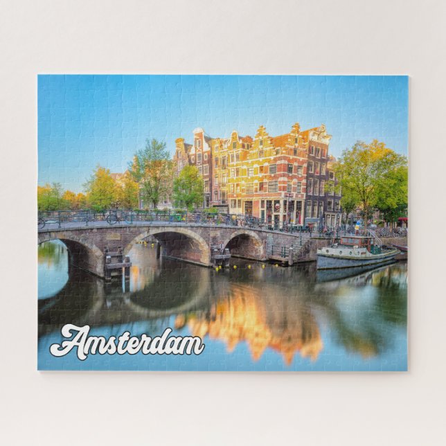 Beautiful City Of Amsterdam, Netherlands Jigsaw Puzzle (Horizontal)