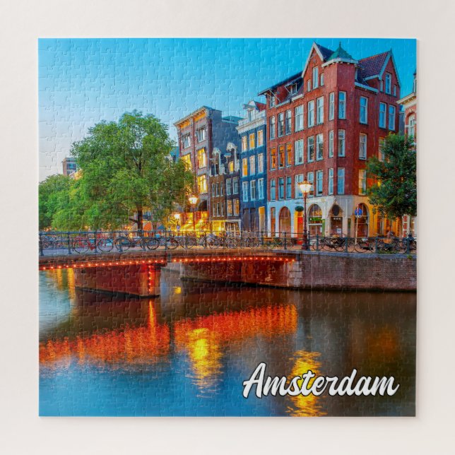 Beautiful City Of Amsterdam, Netherlands Jigsaw Puzzle (Vertical)