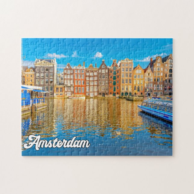 Beautiful City Of Amsterdam, Netherlands Jigsaw Puzzle (Horizontal)
