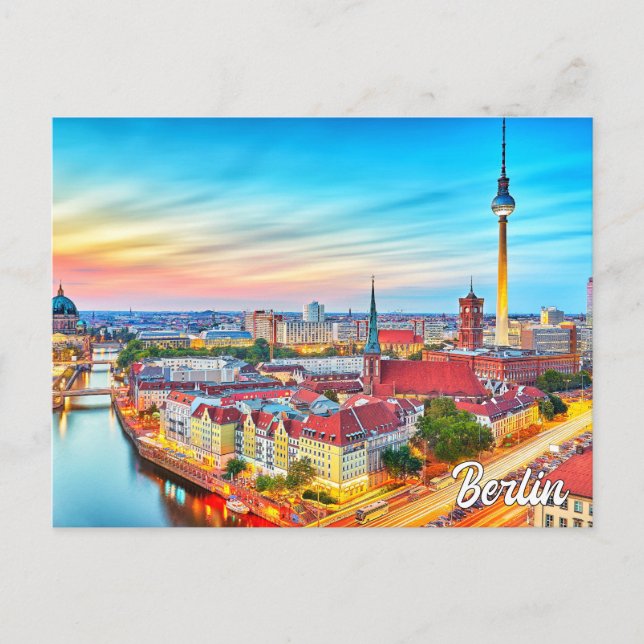 Beautiful City Of Berlin, Germany Postcard (Front)