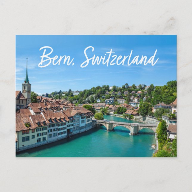 Beautiful city of Bern, Switzerland Postcard (Front)