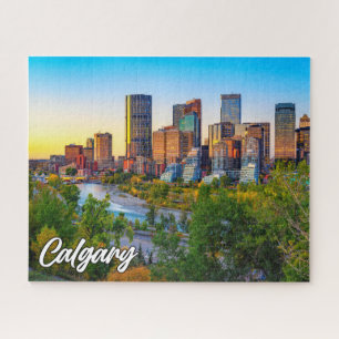 Beautiful City Of Calgary, Alberta, Canada Jigsaw Puzzle