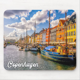 Beautiful City Of Copenhagen, Denmark Mouse Mat