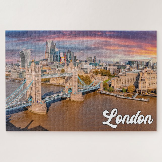 Beautiful City Of London, England Jigsaw Puzzle (Horizontal)