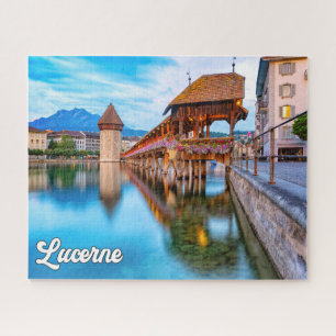 Beautiful City Of Lucerne, Switzerland Jigsaw Puzzle