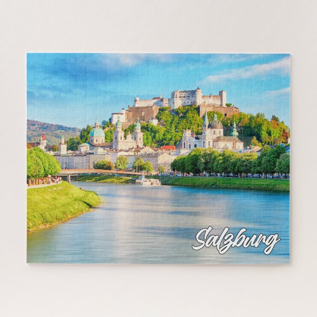 Beautiful City Of Salzburg, Austria Jigsaw Puzzle (Horizontal)