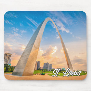 Beautiful City Of St. Louis, Missouri, USA Mouse Mat