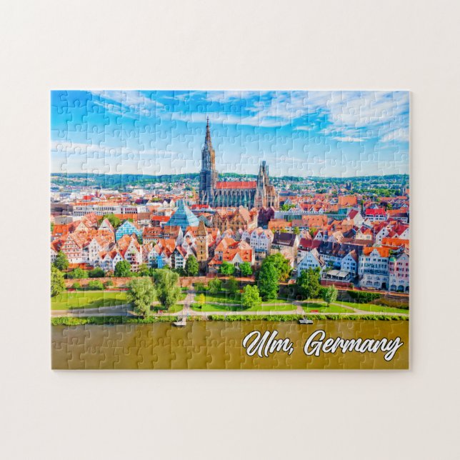 Beautiful City Of Ulm, Germany Jigsaw Puzzle (Horizontal)