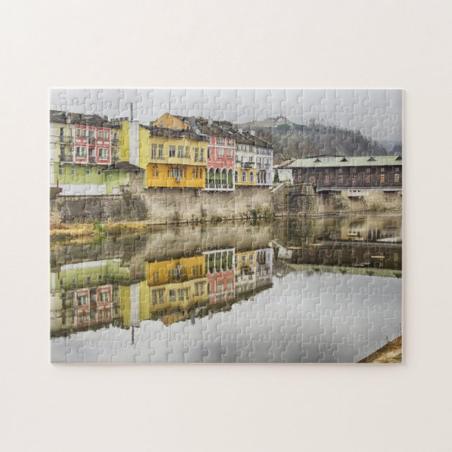 Beautiful Cityscape Bulgarian Village  Jigsaw Puzzle (Horizontal)