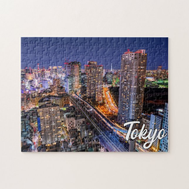 Beautiful Cityscape Of Tokyo, Japan Jigsaw Puzzle (Horizontal)