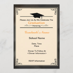 Beautiful Class of 2012 Graduation Invitations