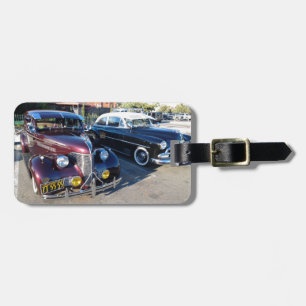Beautiful Classic Cars at the Car Show Luggage Tag