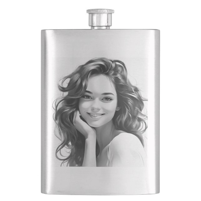 Beautiful Classic Flask (Front)