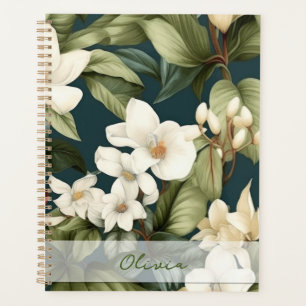 Beautiful classic floral pattern planner