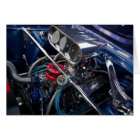Beautiful Clean Car Engine Card