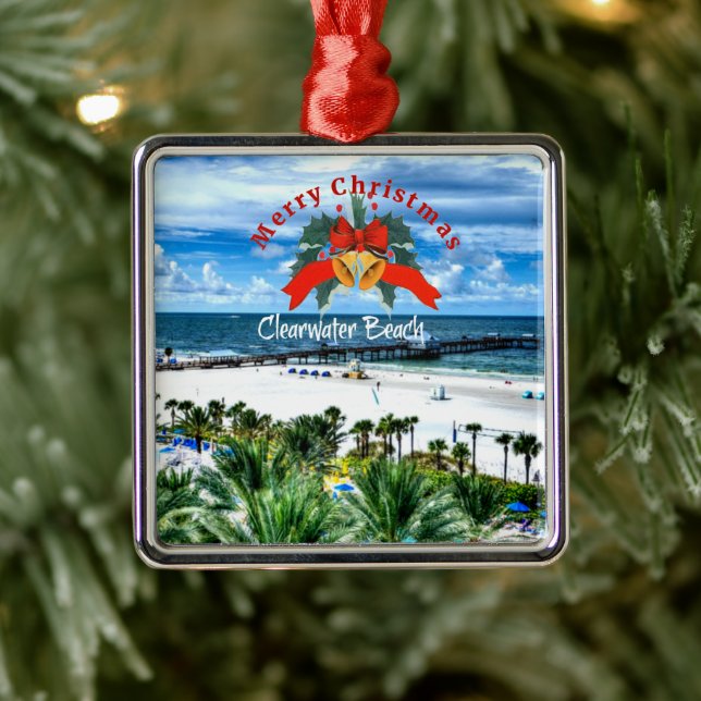 Beautiful Clearwater Beach, Florida Metal Tree Decoration (Tree)