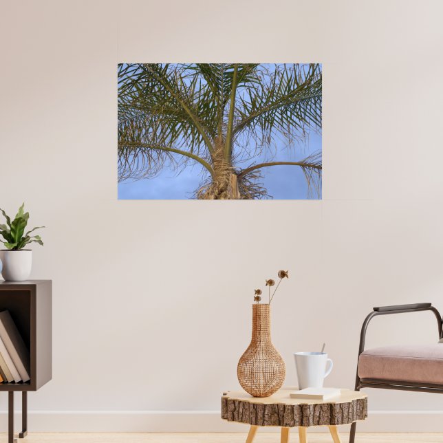 Beautiful Close-up Palm Tree Poster (Living Room 3)