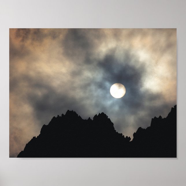 Beautiful Cloud burst poster (Front)