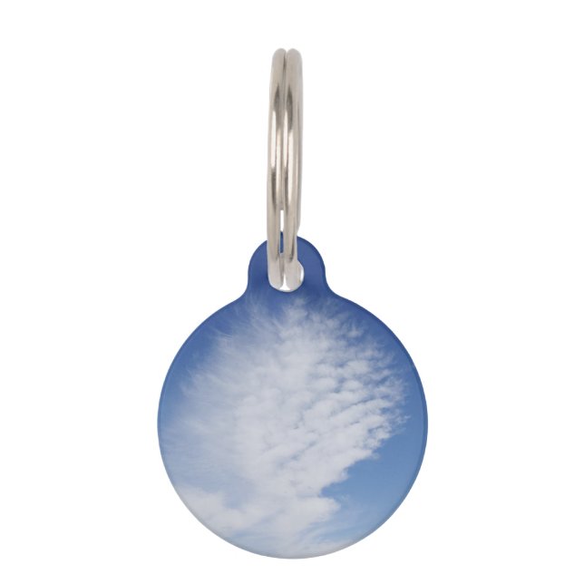 Beautiful cloud pet tag (Front)