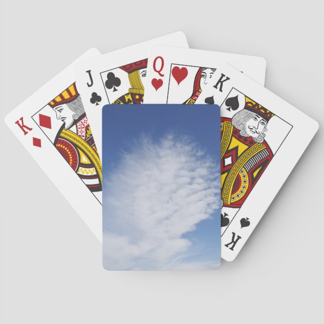Beautiful cloud playing cards (Back)