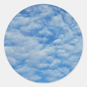 Beautiful Clouds Classic Round Sticker