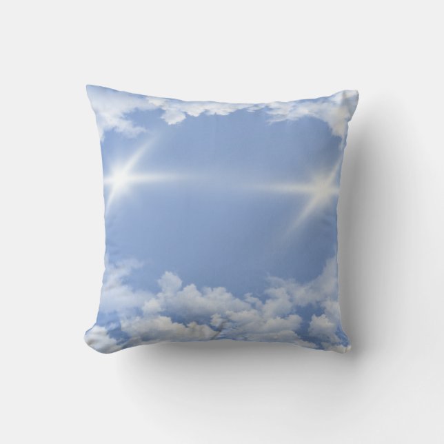 beautiful clouds cushion (Front)