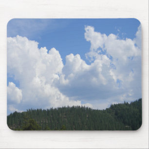 Beautiful clouds in the mountains... mouse mat