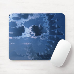 Beautiful cloudy skies over the mountains.... mouse mat