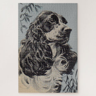 beautiful cocker spaniel jigsaw puzzle