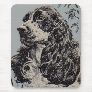 beautiful cocker spaniel mouse mat