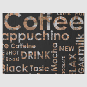 Beautiful Coffee Espresso Cappucino Kitchen Drink Tissue Paper