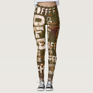 Beautiful Coffee Espresso Leggings