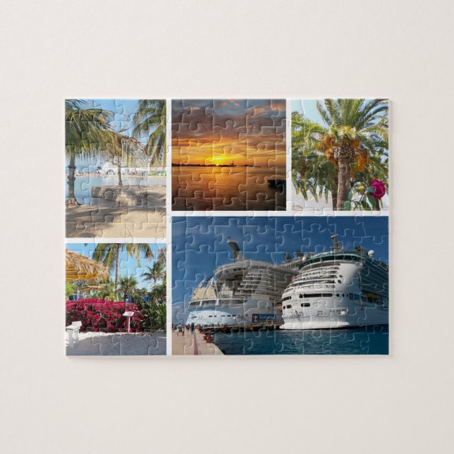 Beautiful Collage, Caribbean Jigsaw Puzzle (Horizontal)