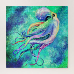 Beautiful Color Octopus - Drawing Jigsaw Puzzle