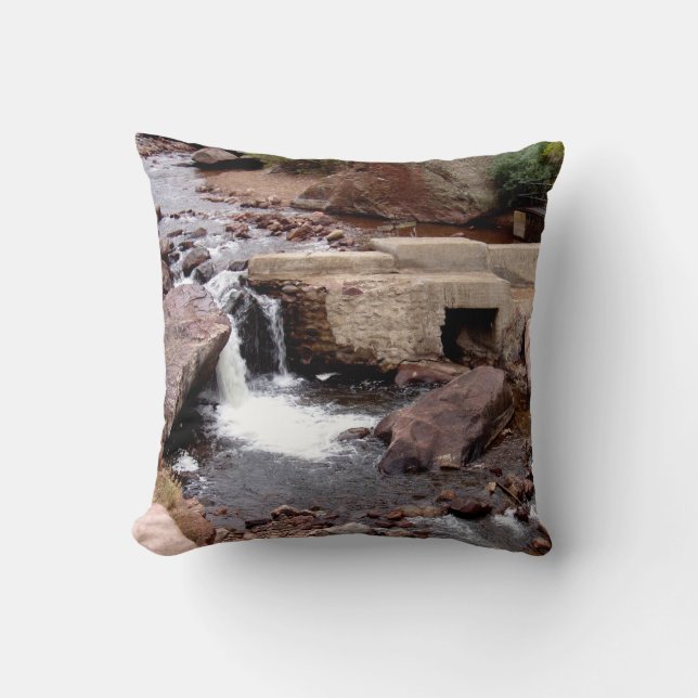 Beautiful Colorado Streams Cushion (Front)