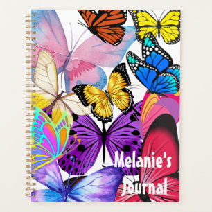 Beautiful Colorful Butterflies Planner