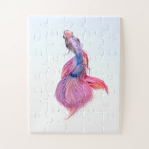 Beautiful Colorful Fantasy Koi Fish Jigsaw Puzzle