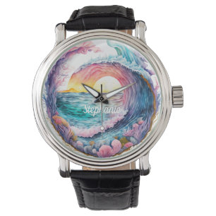 Beautiful Colorful Ocean Wave  Watch