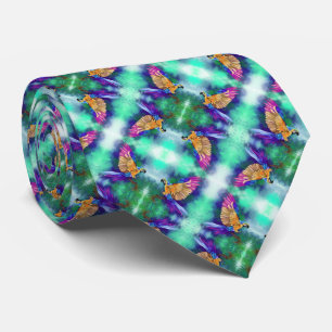 Beautiful Colorful Parrot Neck Tie