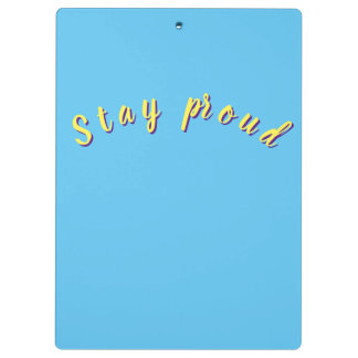 Beautiful Colorful Portrait of an African Woman Clipboard