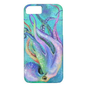 Beautiful Colour Octopus iPhone Case