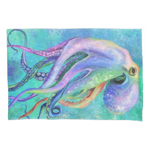 Beautiful Colour Octopus Pillow Case